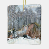 Schneeschube Keramikornament (Links)