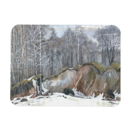 Schneeschube Magnet (Horizontal)