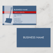 Schneeschuh-Eleganz Visitenkarte (Vorne/Hinten)