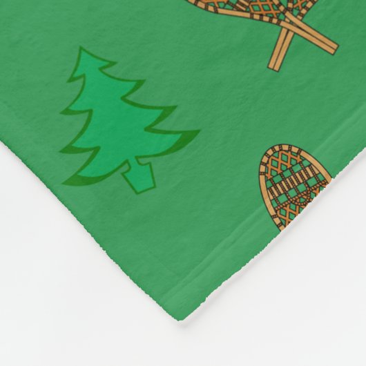 Schneeschuh Fleecedecke (Ecke)