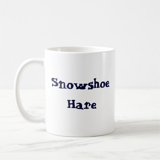 Schneeschuh Kaffeetasse (Links)