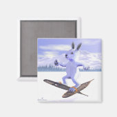 Schneeschuh Magnet (Vorderseite/Rückseite)