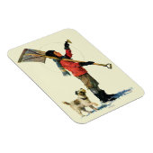 Schneeschuh Magnet (Rechte Seite)