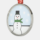 Schneeschuh Premium Runde Ornamente (Links)