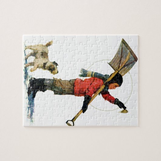 Schneeschuh Puzzle (Horizontal)