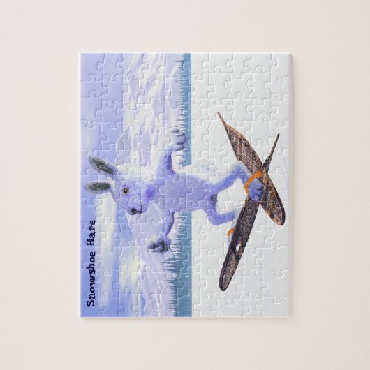 Schneeschuh Puzzle (Vertikal)