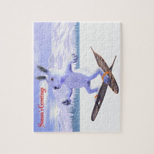 Schneeschuh Puzzle (Vertikal)