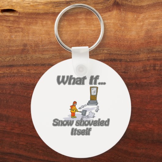 Schneeschuh Schlüsselanhänger (Vorderseite)