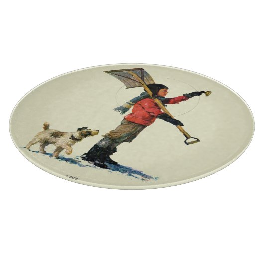 Schneeschuh Schneidebrett (Ecke)