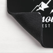 Schneeschuh West Virginia Ski Resort Skifahren Sno Mousepad (Ecke)