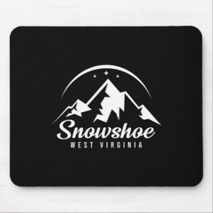 Schneeschuh West Virginia Ski Resort Skifahren Sno Mousepad