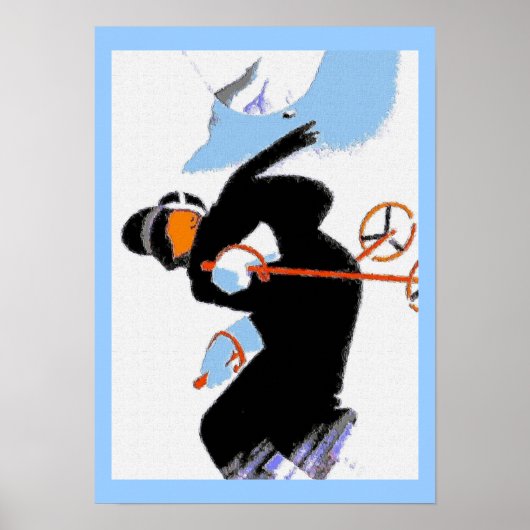 Schneeschuhberge Poster (Vorne)
