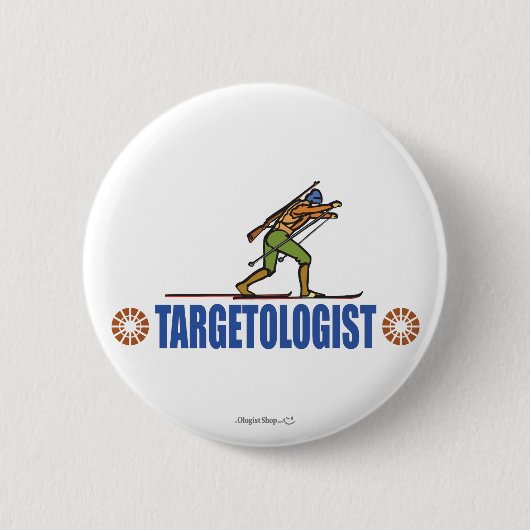 Schneeschuhbiathlon Button (Vorderseite)
