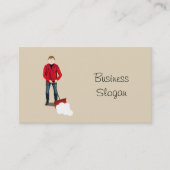 Schneeschuhdienst Visitenkarte (Vorderseite)