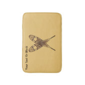 Schneeschuhe Badematte (Vorderseite Vertikal)