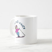 Schneeschuhe bei leichten Mädchen Kaffeetasse (Vorderseite Links)