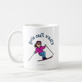Schneeschuhe bei leichten Mädchen Kaffeetasse (Links)