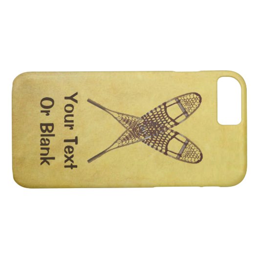 Schneeschuhe Case-Mate iPhone Hülle (Rückseite (Horizontal))