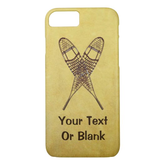 Schneeschuhe Case-Mate iPhone Hülle (Rückseite)