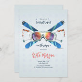 Schneeschuhe Einladung (Vorne/Hinten)