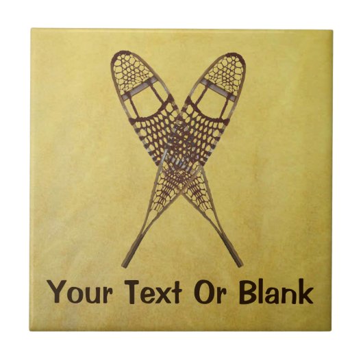 Schneeschuhe Fliese (Vorderseite)