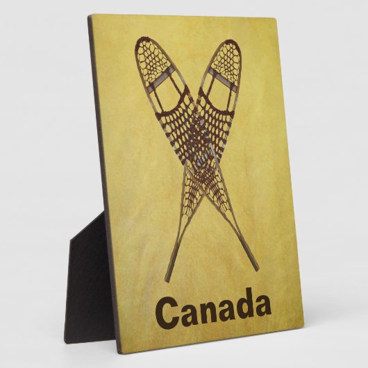 Schneeschuhe Fotoplatte (Seite)