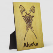 Schneeschuhe Fotoplatte (Seite)