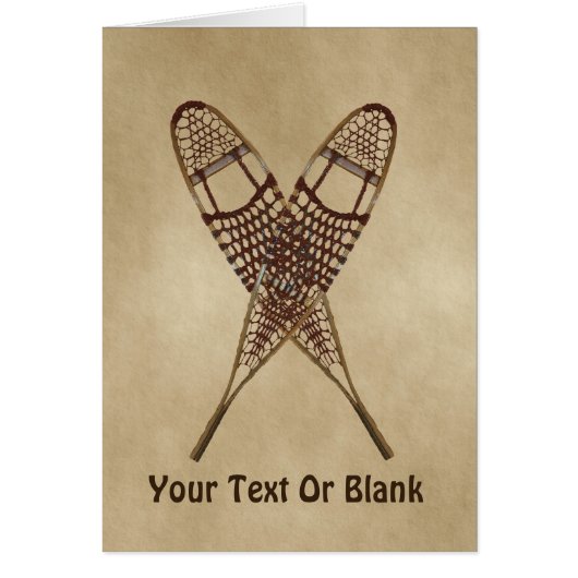 Schneeschuhe für altes Papier (Vorne)