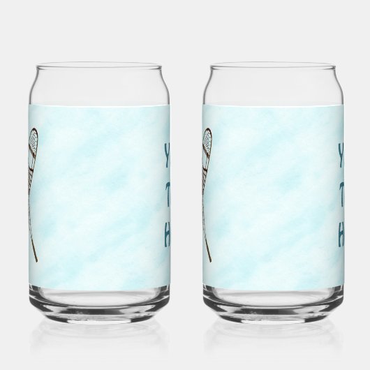 Schneeschuhe für altes Papier Dosenglas (Links)