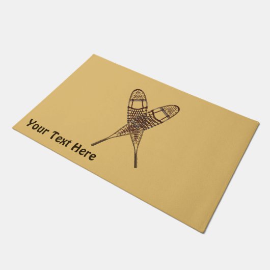 Schneeschuhe Fußmatte (Schrägansicht)