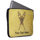 Schneeschuhe Laptopschutzhülle (Vorne Rechts)