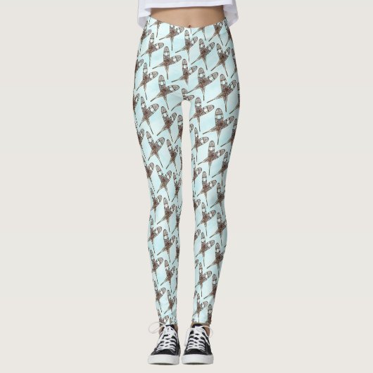 Schneeschuhe Leggings (Vorderseite)