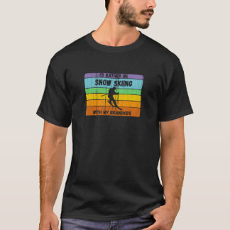 Schneeschuhe lieber mit Vintagem Schnee von Großki T-Shirt