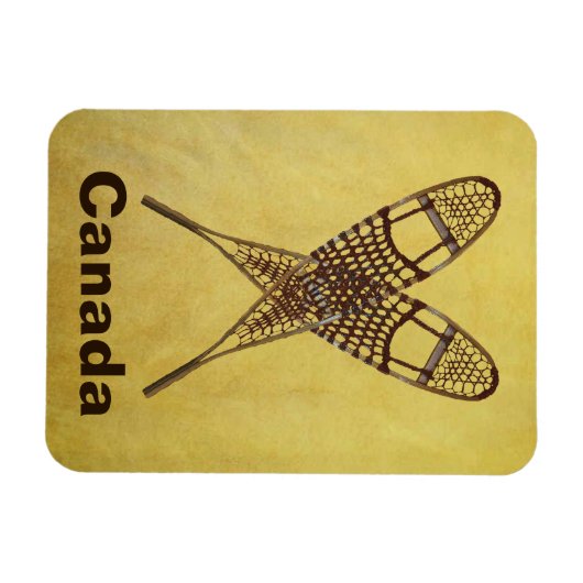 Schneeschuhe Magnet (Horizontal)