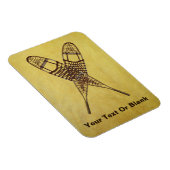 Schneeschuhe Magnet (Rechte Seite)