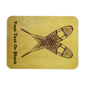 Schneeschuhe Magnet (Horizontal)