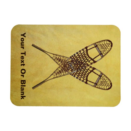 Schneeschuhe Magnet (Horizontal)