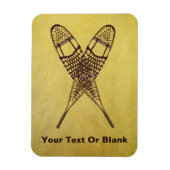 Schneeschuhe Magnet (Vertikal)