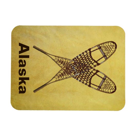 Schneeschuhe Magnet (Horizontal)