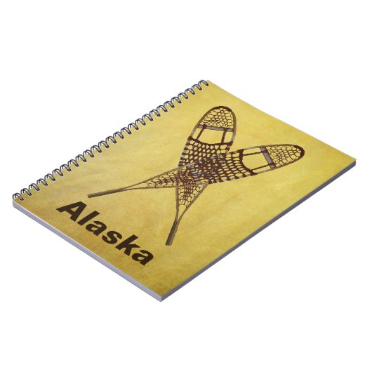 Schneeschuhe Notizblock (Linke Seite)