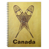 Schneeschuhe Notizblock (Vorderseite)