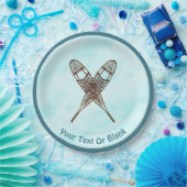 Schneeschuhe Pappteller (Party)