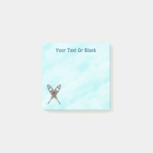 Schneeschuhe Post-it Klebezettel