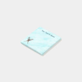 Schneeschuhe Post-it Klebezettel (angewinkelt)