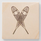 Schneeschuhe Steinuntersetzer (Vorderseite)