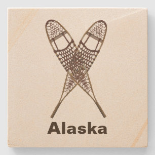 Schneeschuhe Steinuntersetzer