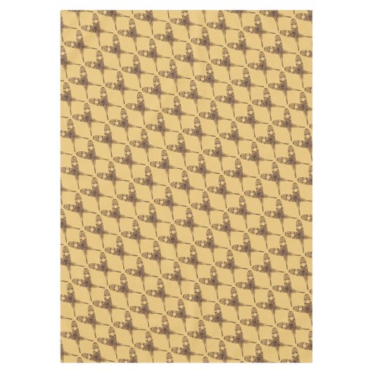 Schneeschuhe Tischdecke (Vorderseite)