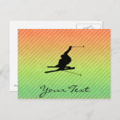 Schneeschuhen Postkarte (Vorne/Hinten)