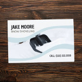Schneeschuhen Visitenkarte