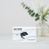 Schneeschuhen Visitenkarte (Stehend Vorderseite)